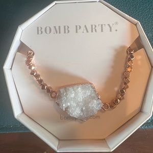 Bomb Party Druzy Bracelet